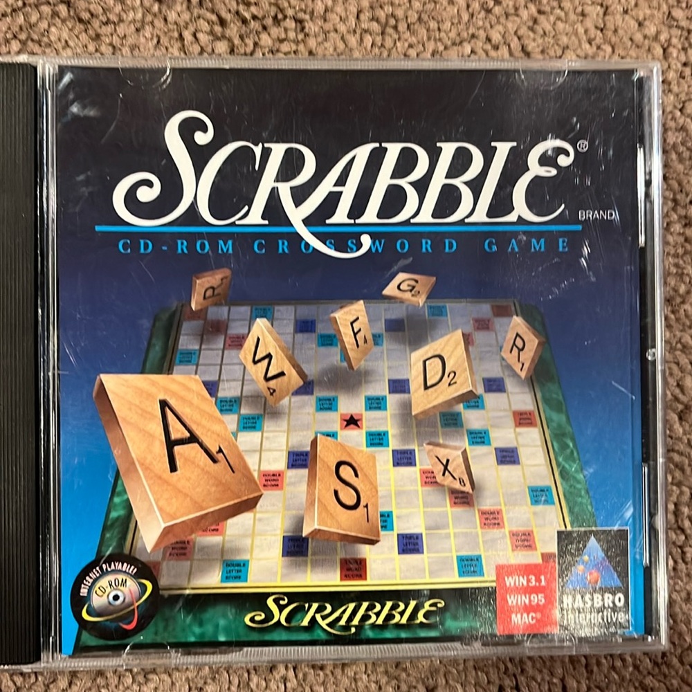 🌻 5/$15 Hasbro Scrabble PC game